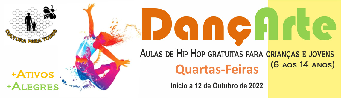 DançArte - Aulas de Hip Hop gratuitas para crianças e jovens
